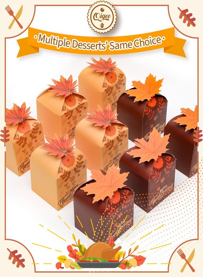 qiqee Thanksgiving Cross Gift Boxes 28pcs 3.3x3.3x3.3 Inches Cookie Boxes for Festival Party,3D Square Gift Box for Gifts,Small Cardboard Box for cookie,chocolate,pudding, Widely Used in Various - Image 3